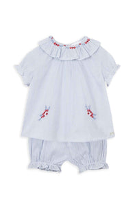 Ensemble Baby Fleur D'Hibiscus - Denim