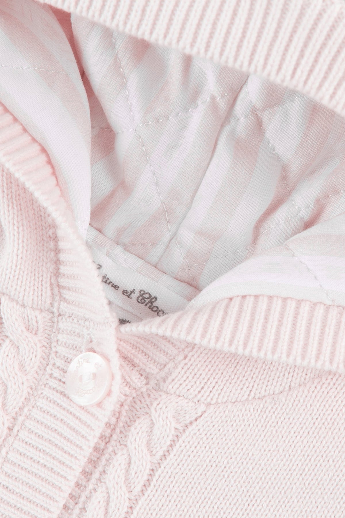 Manteau Premier Trousseau - Rose Pâle