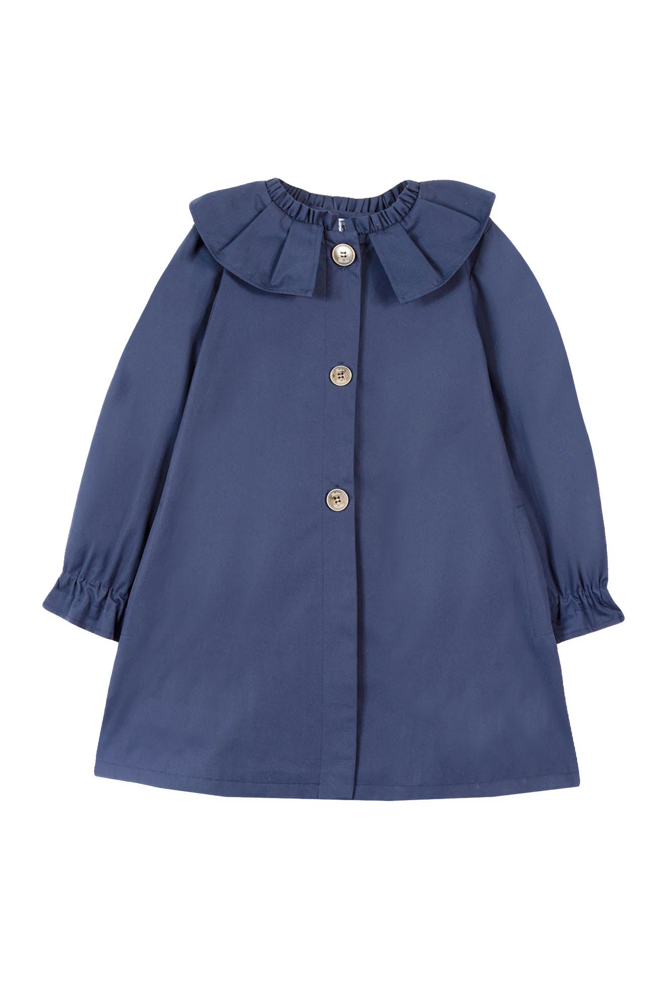 Trench-coat Fleur D'Hibiscus - Marine