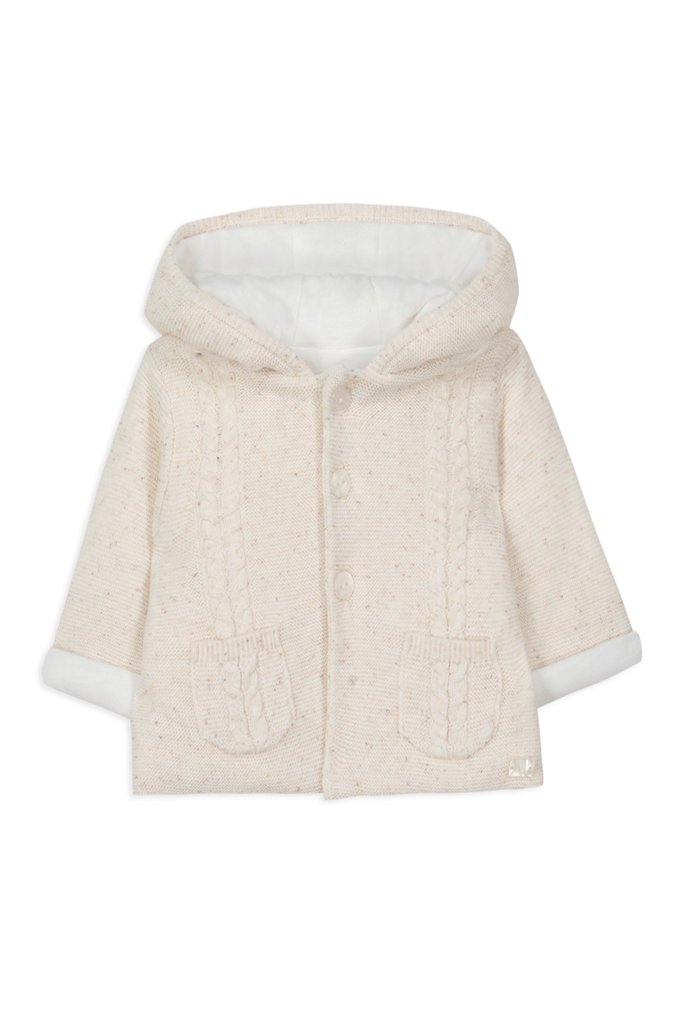 Premier Trousseau coat - Mother of pearl
