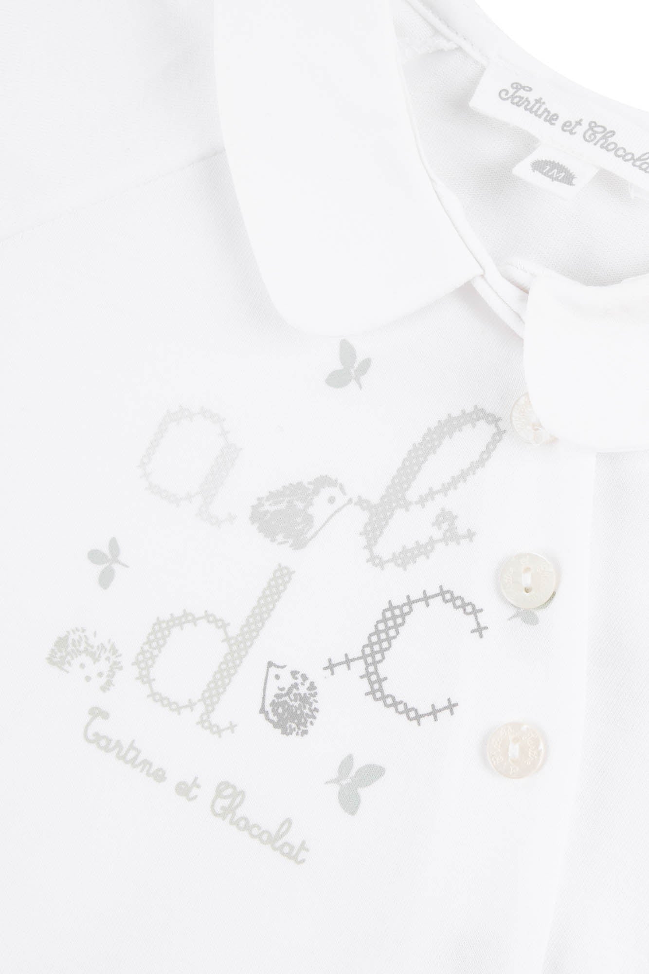 Baby Nuit Pyjamas - White