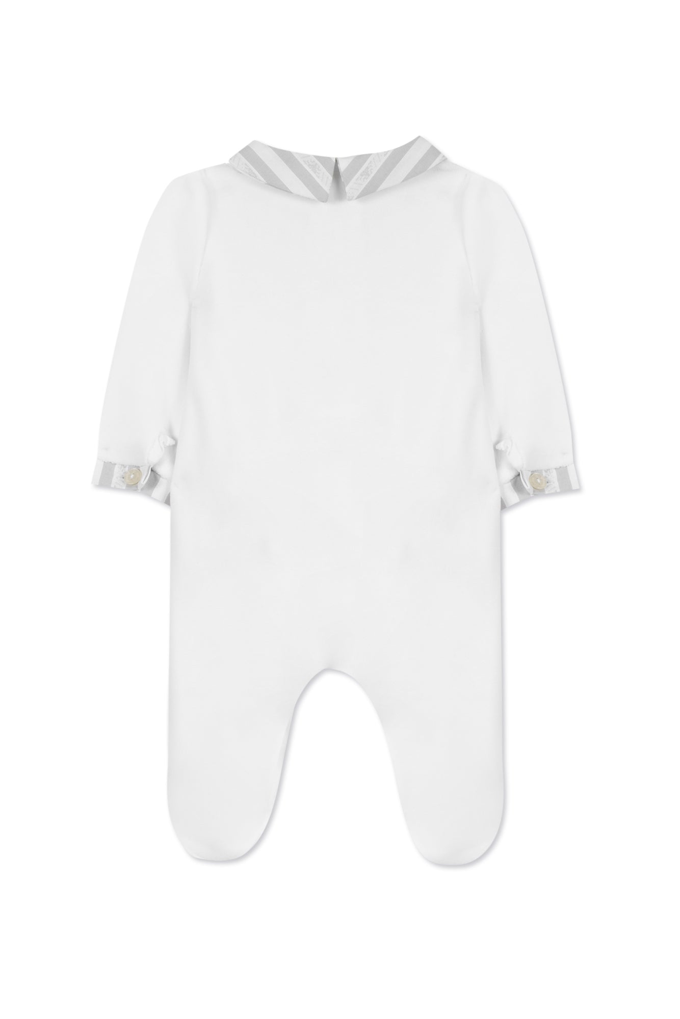Baby Nigh Pyjamas - Light Heather Grey