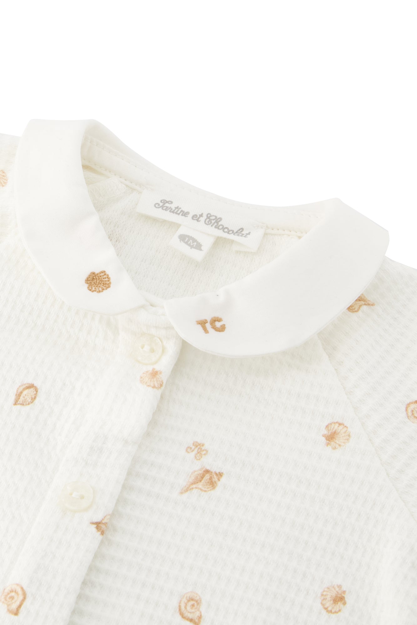 First Trousseau pyjamas - Mother-of-pearl
