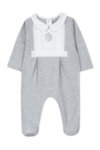Baby Nigh Pyjamas - Light Heather Grey
