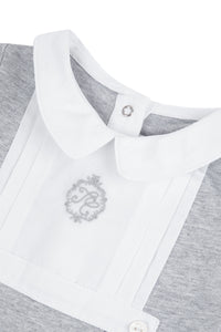 Baby Nigh Pyjamas - Light Heather Grey