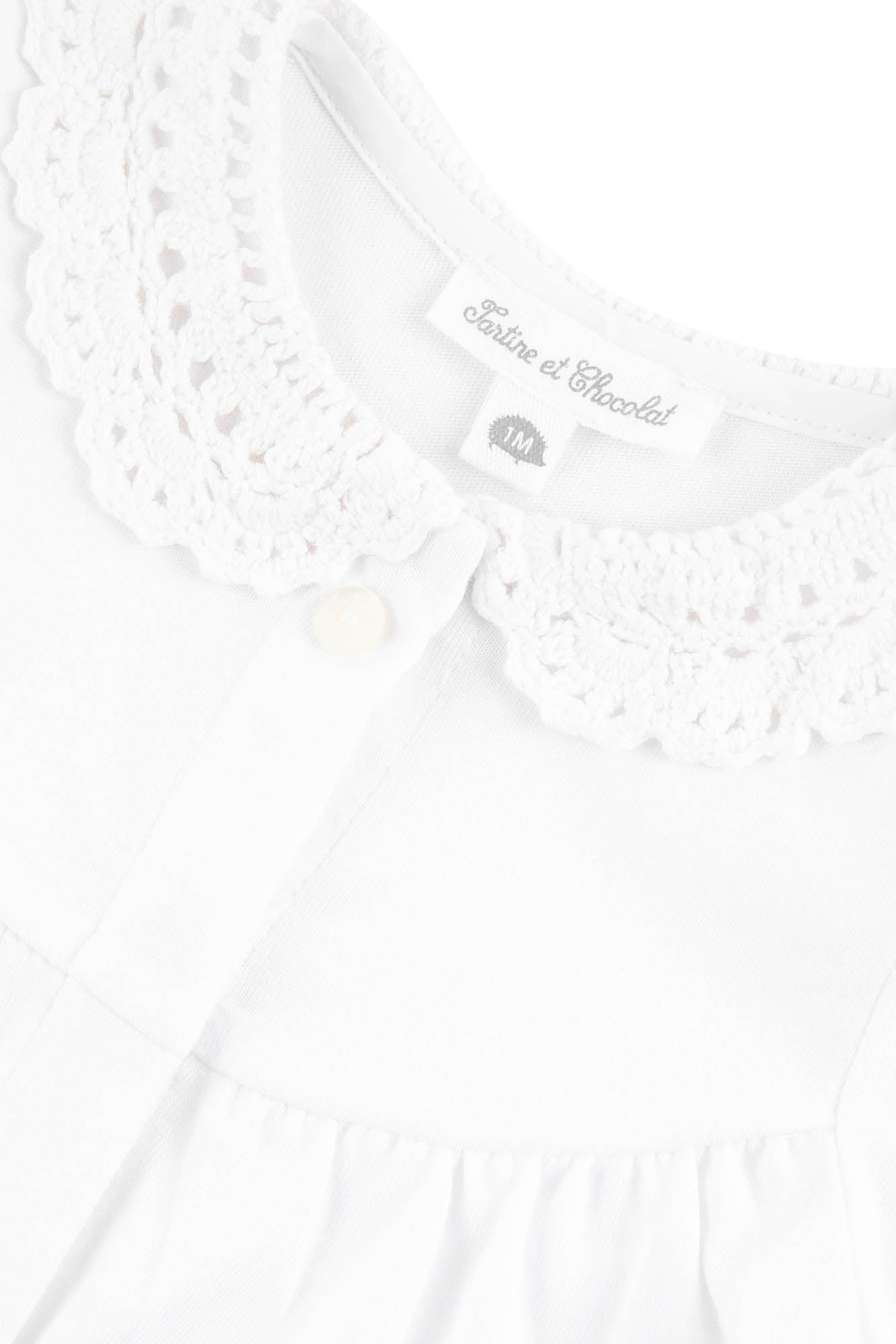Baby Nuit Pyjamas - White