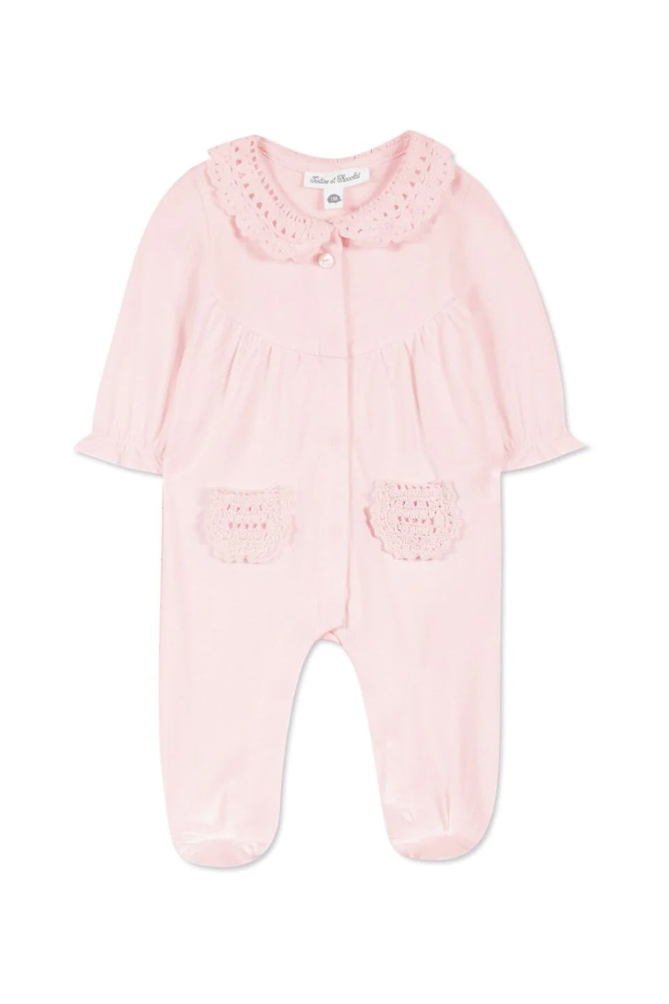 Baby Nuit Pyjamas - Pale Pink