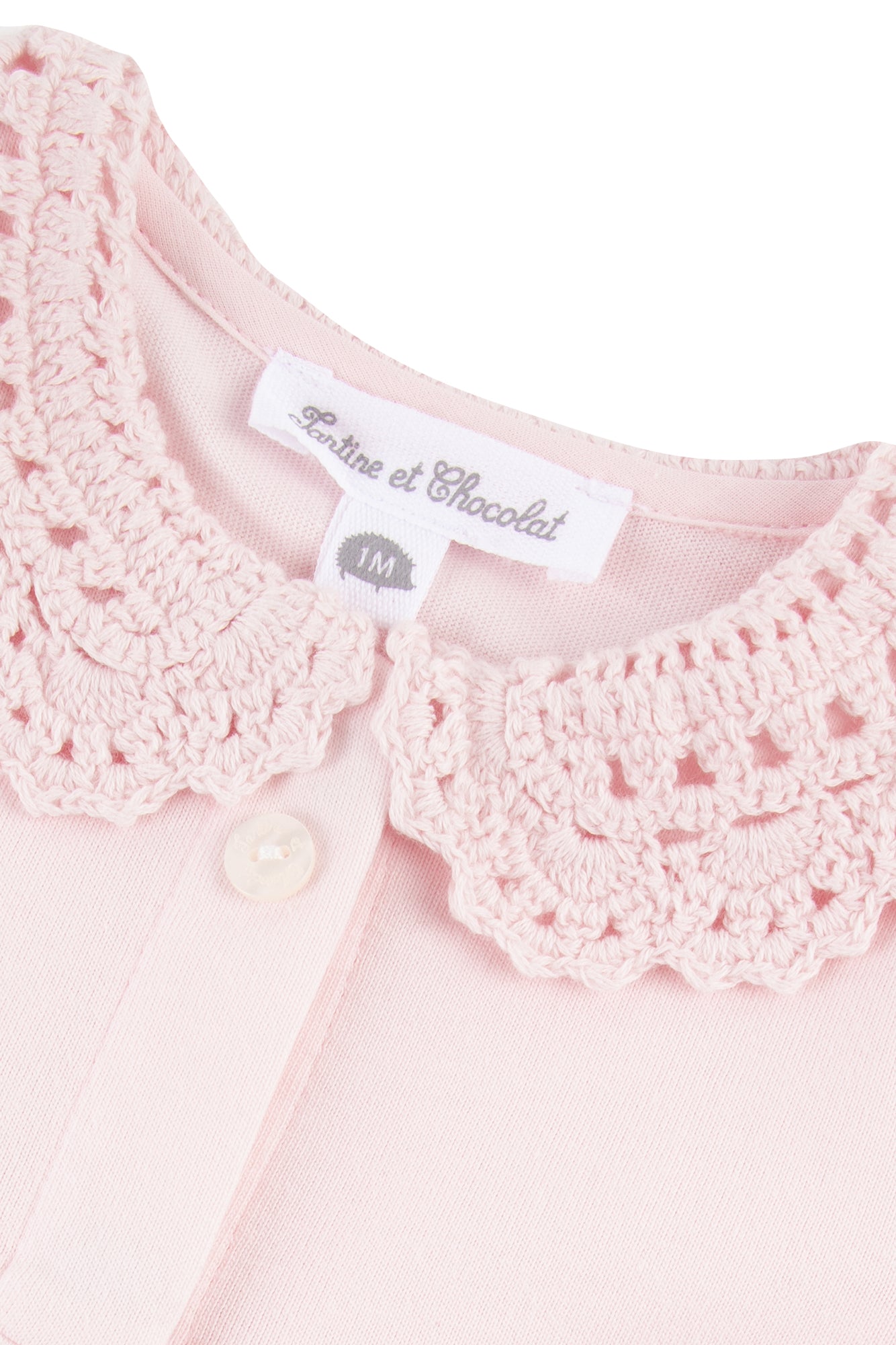 Baby Nuit Pyjamas - Pale Pink
