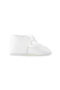 Chaussons Baby Ceremonie en cuir - Blanc