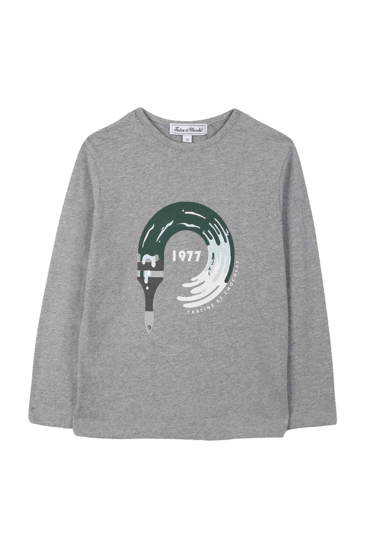 T-shirt Apprenti artiste - Gris Chiné