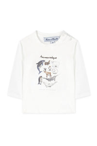 T-shirt Baby conquete arctique - Bleu Grisée