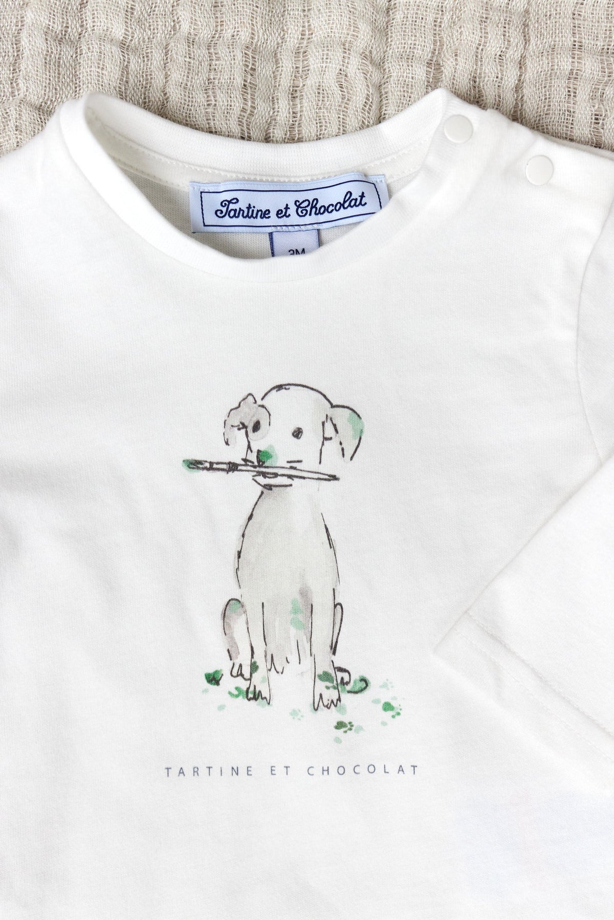 T-shirt Baby apprenti artiste - Vert Anglais