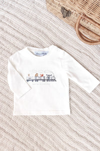 T-shirt Baby globe trotteur - Fauve
