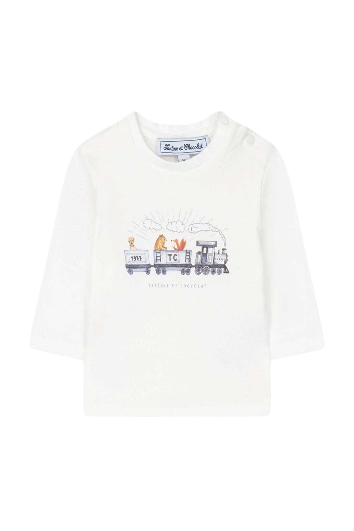 T-shirt Baby globe trotteur - Fauve