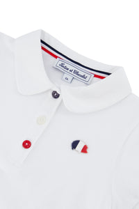 Polo - Bleu électrique illustration pixels