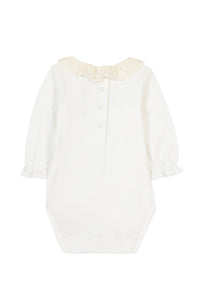 Body - Ecru broderie petits trésors