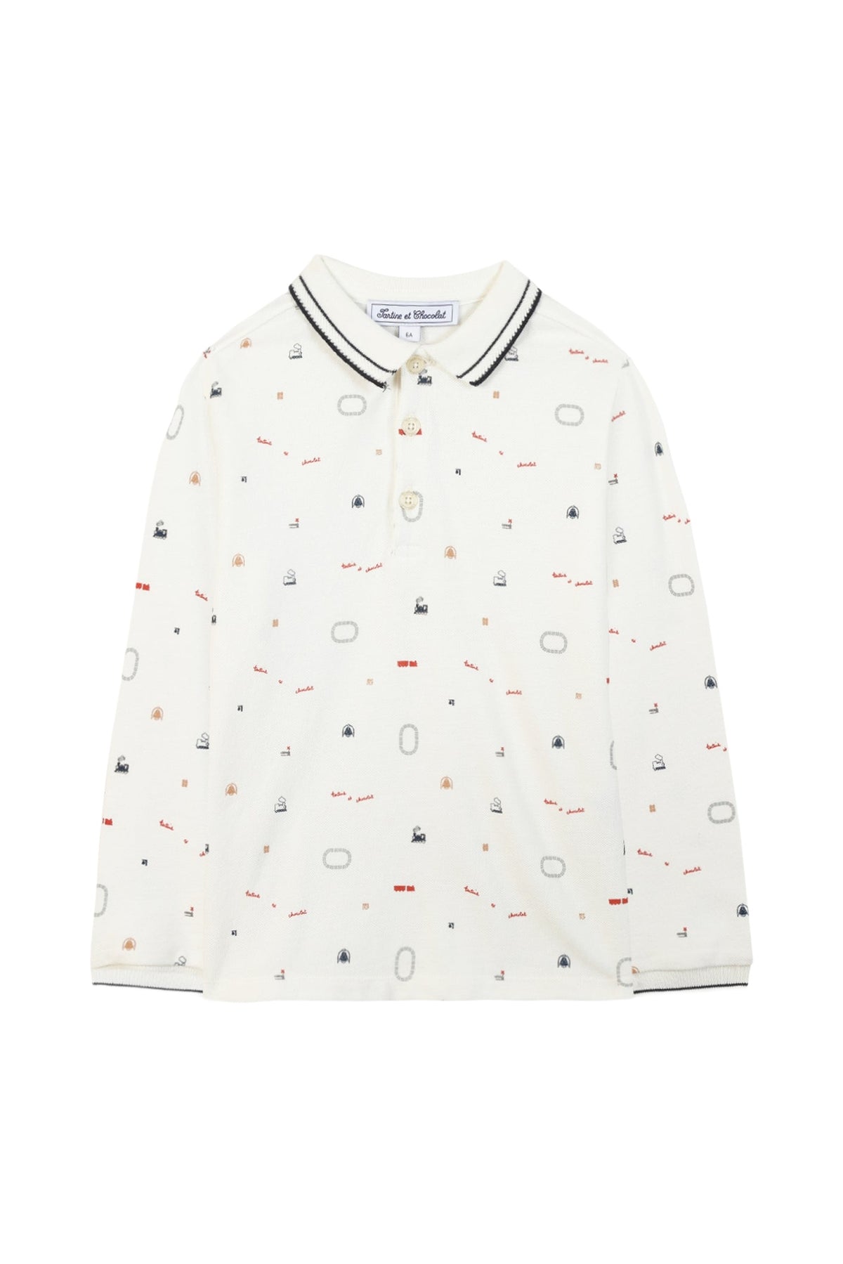 Polo Globe trotteur - Marine