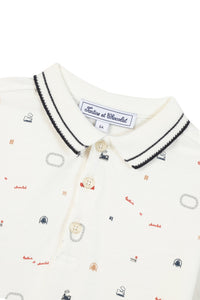 Polo Globe trotteur - Marine