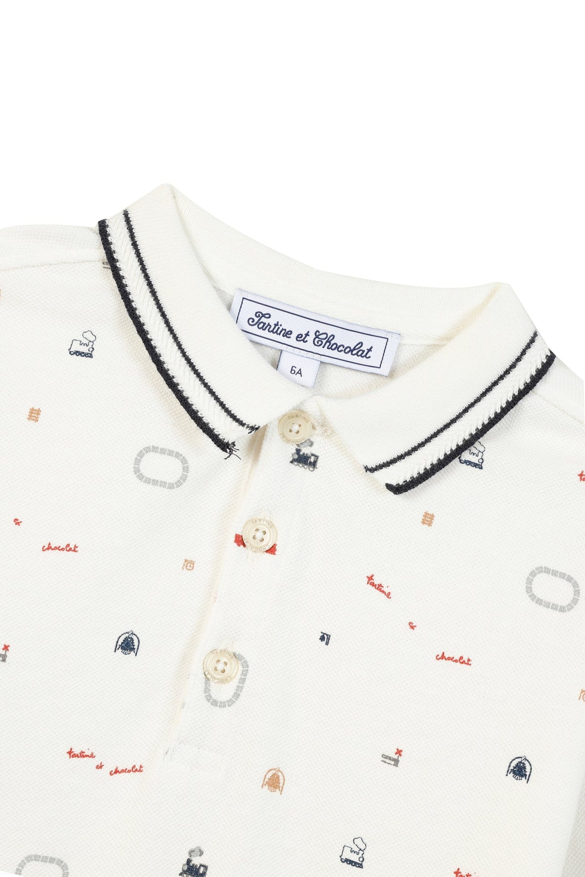 Polo Globe trotteur - Marine