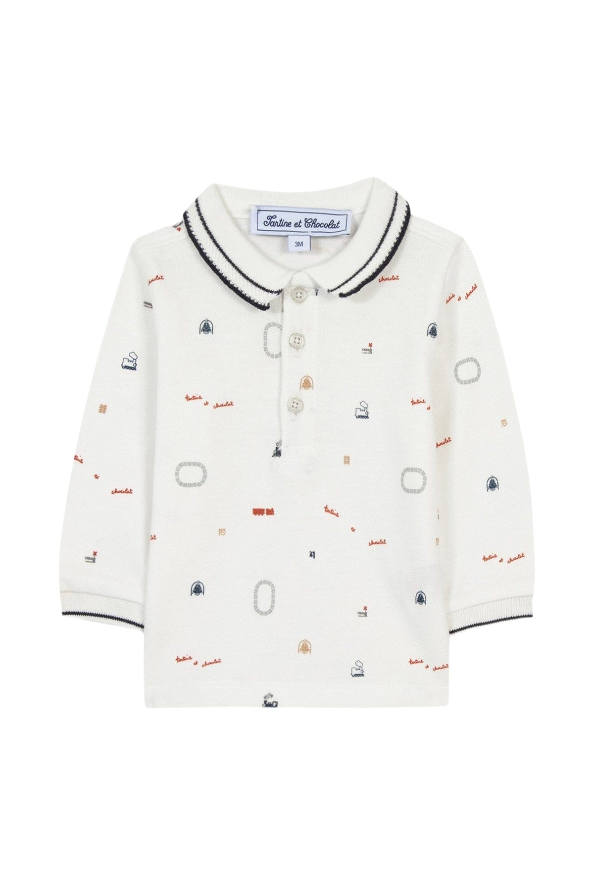 Polo Baby globe trotteur - Marine