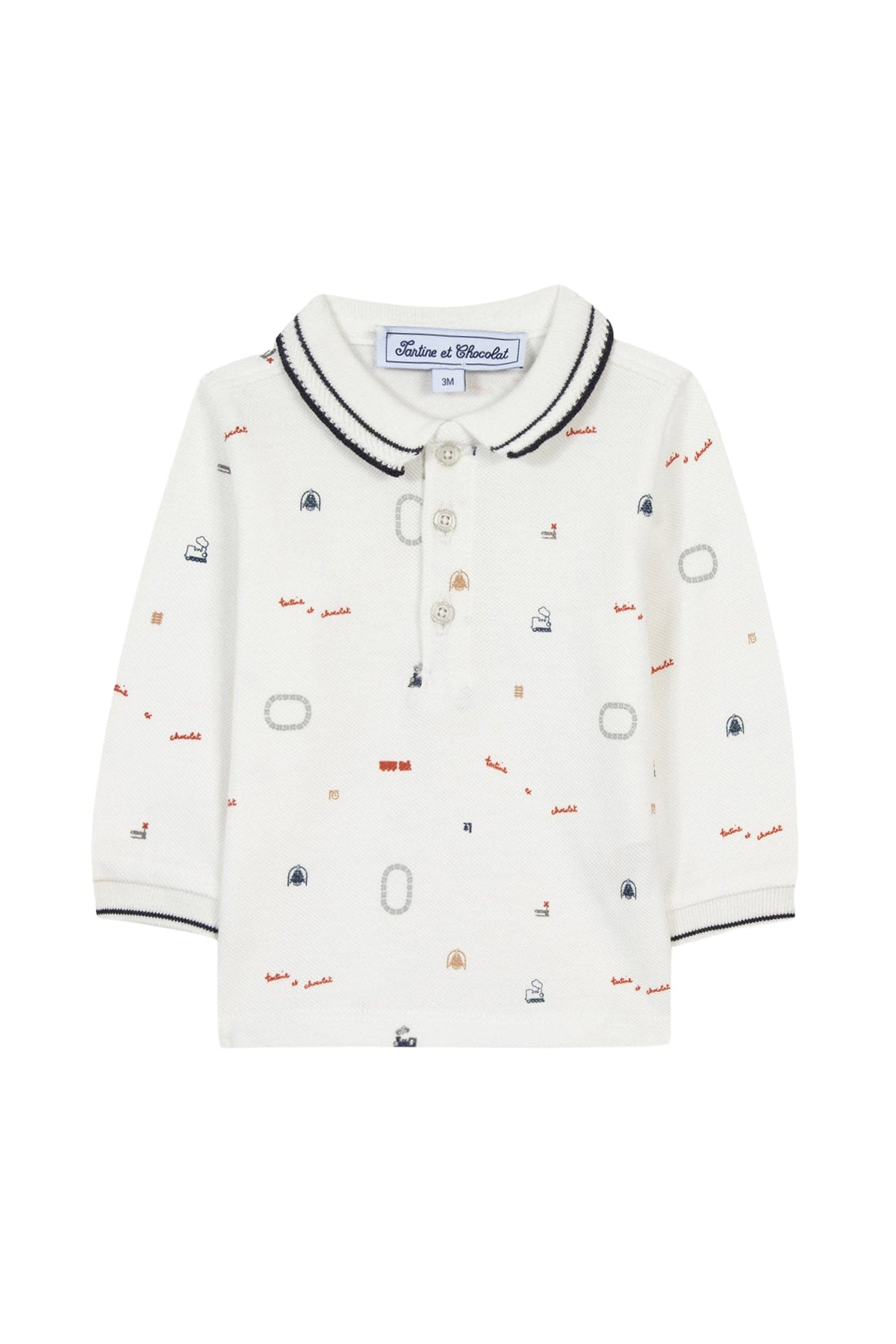 Polo Baby globe trotteur - Marine