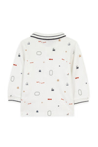 Polo Baby globe trotteur - Marine