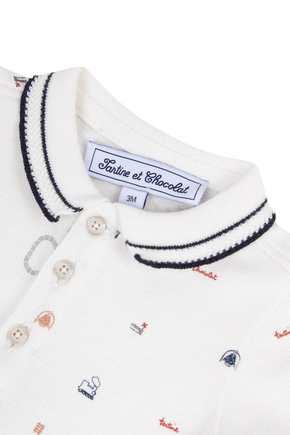 Polo Baby globe trotteur - Marine