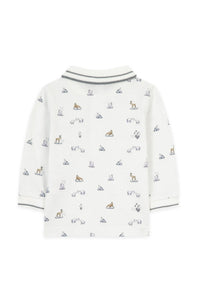 Polo Baby conquete arctique - Bleu Grisé