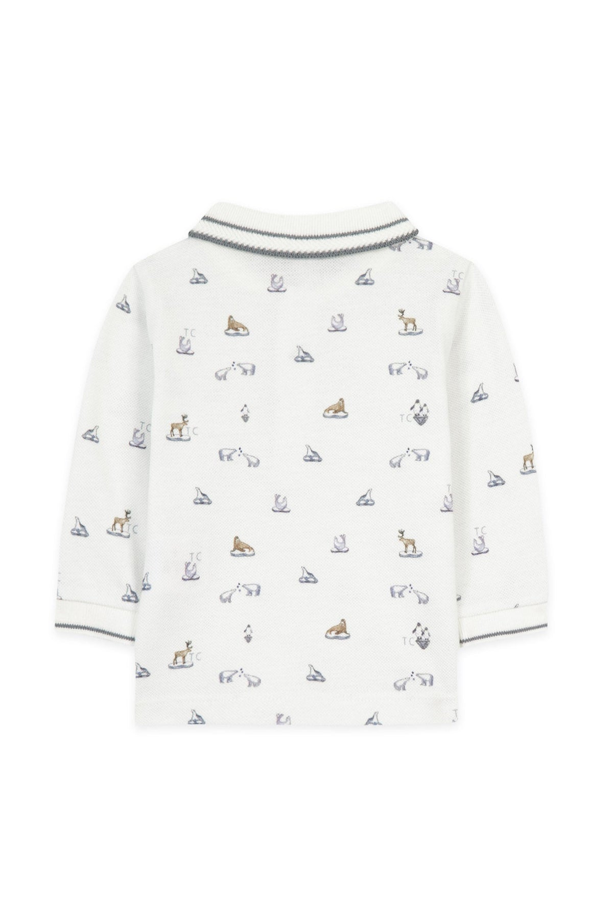 Polo Baby conquete arctique - Bleu Grisé