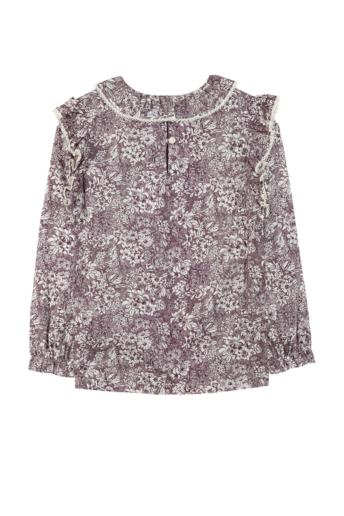 Tunique Esprit romantique - Aubergine