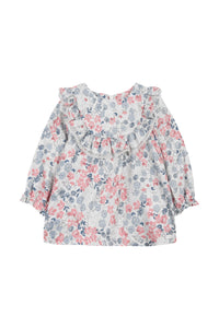 Blouse Baby école buisssonnière - Framboise