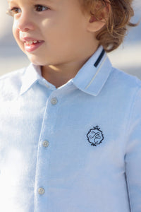 Ciel / Chemise Baby Cérémonie - Ciel