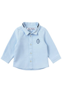 Chemise Baby cérémonie - Ciel