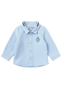 Chemise Baby cérémonie - Ciel