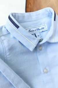 Chemise Baby cérémonie - Ciel