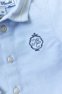 Ciel / Chemise Baby Cérémonie - Ciel
