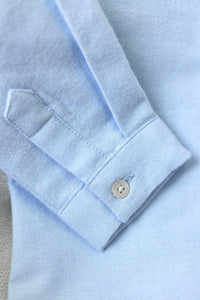 Chemise cérémonie en coton - Bleu céleste