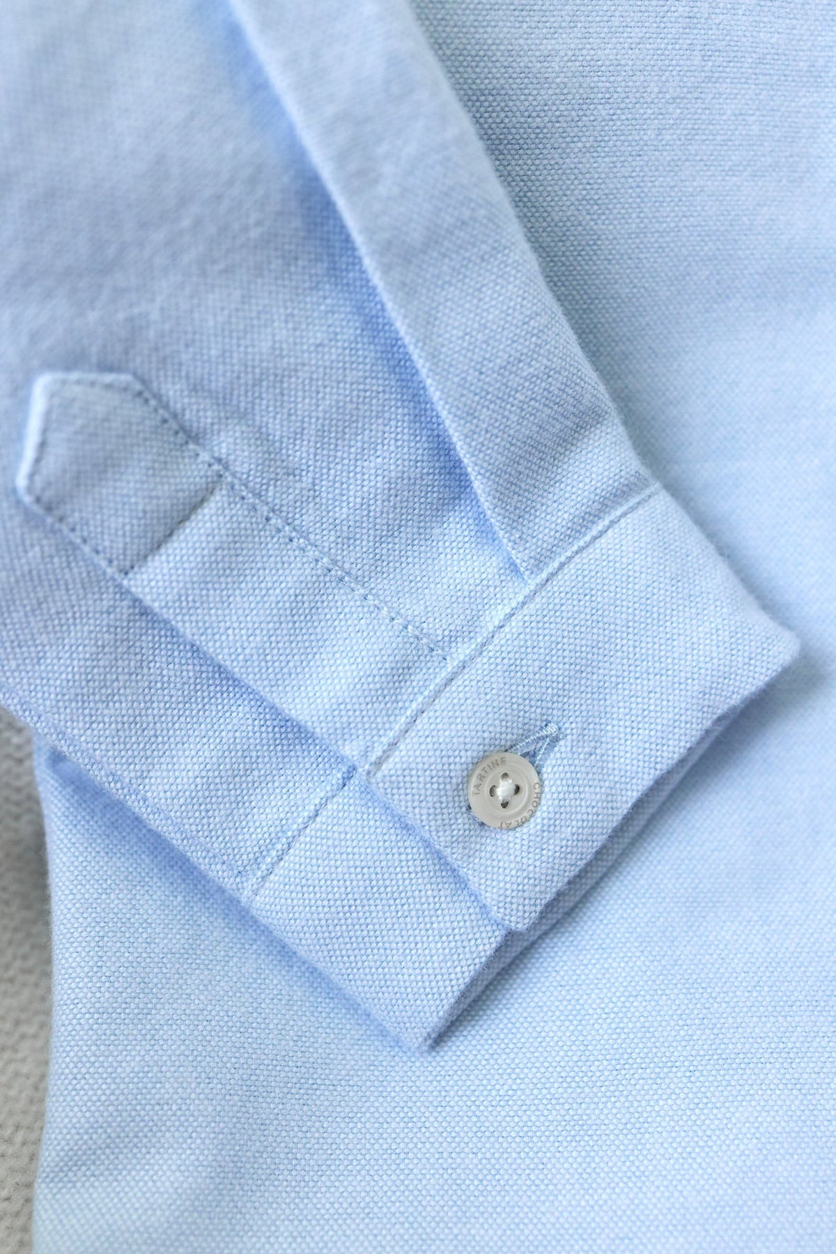 Chemise cérémonie en coton - Bleu céleste