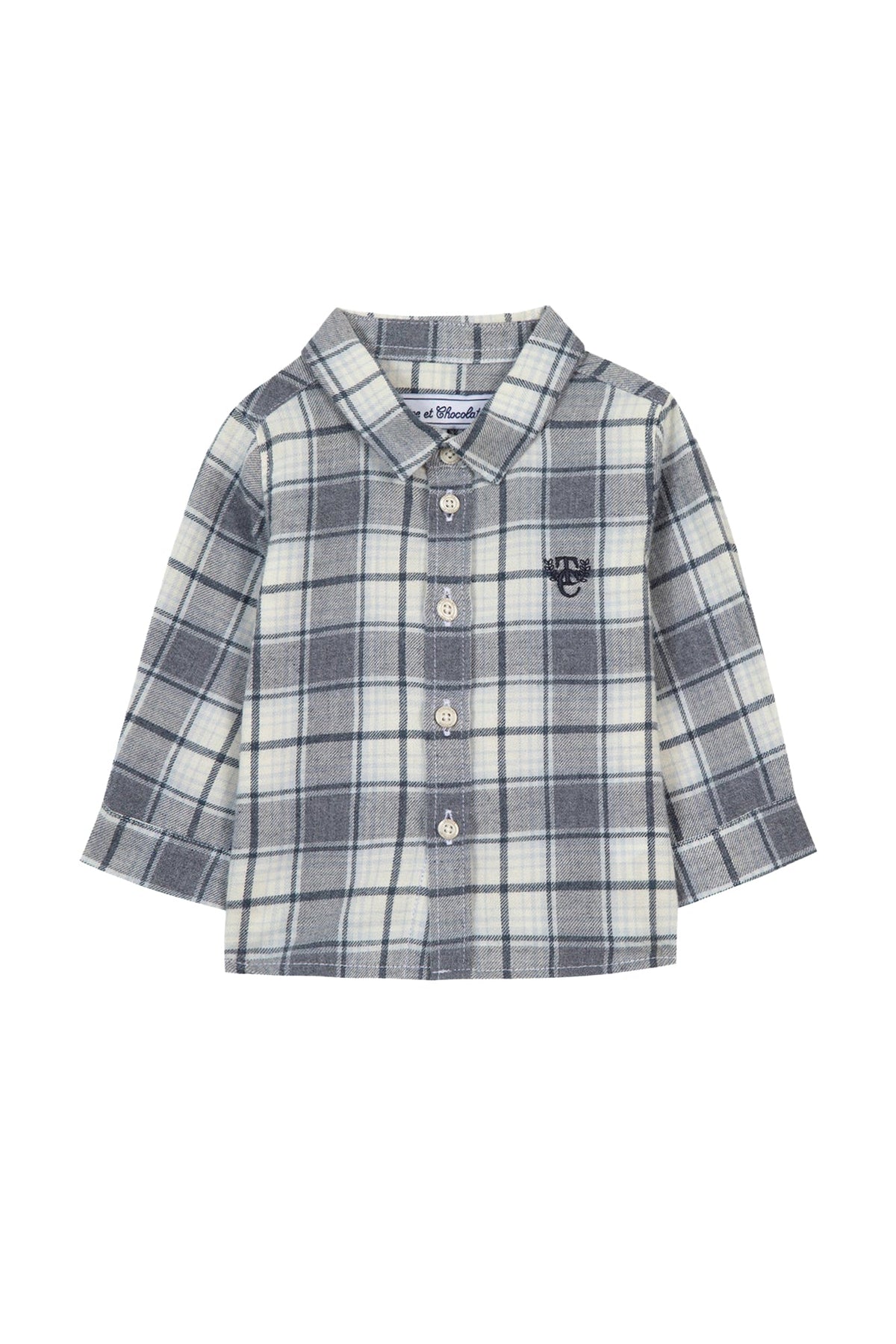 Chemise Baby apprenti artiste - Gris Chiné Moyen