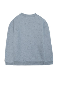 Sweatshirt Conquete arctique - Bleu Chiné Moucheté