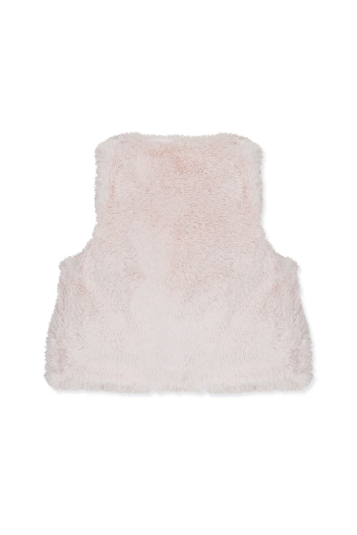 Gilet effet fourrure Baby promenade romantique - Rose Pâle