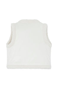 Veste sans manches effet fourrure Balade automnale - Nacre