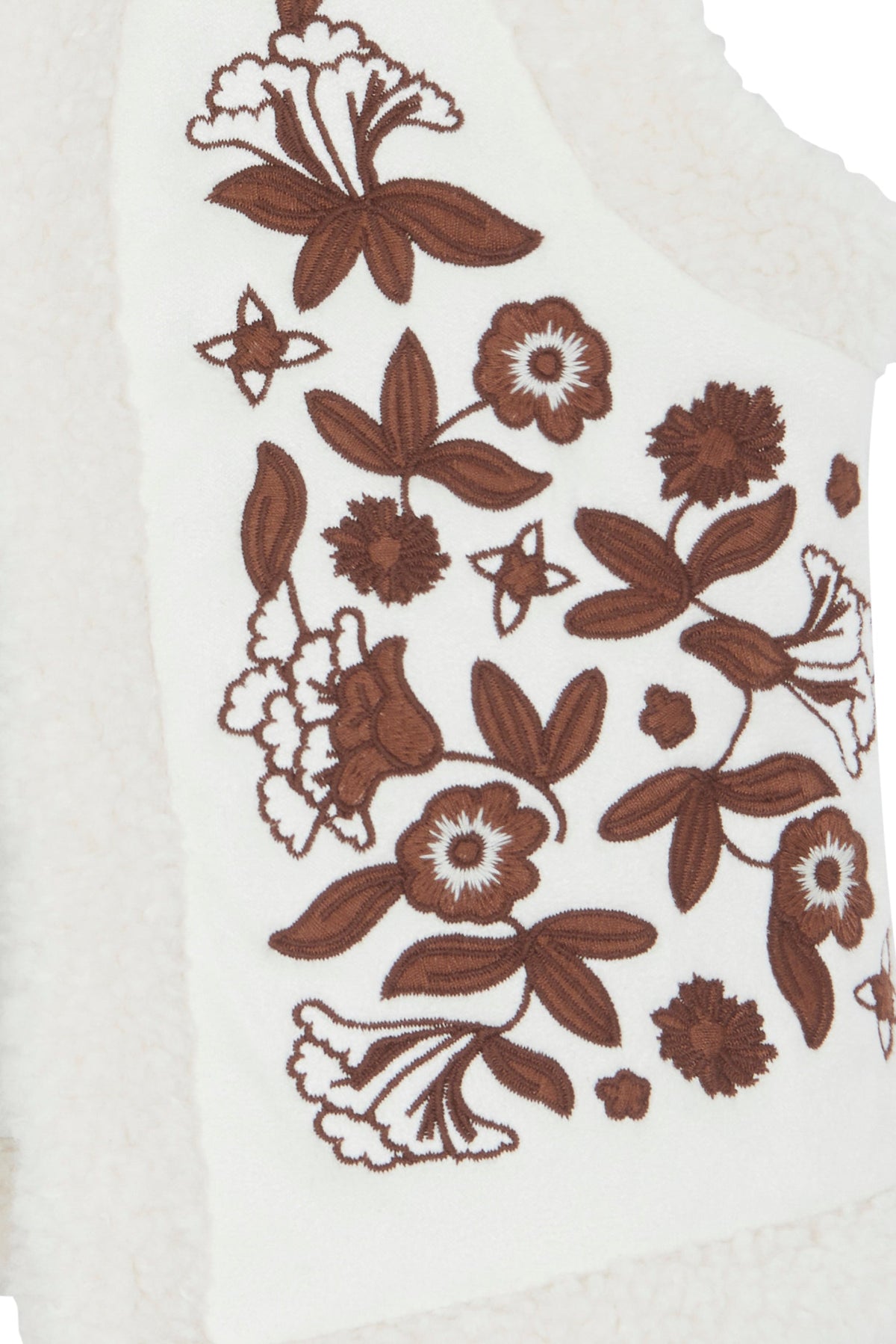 Veste sans manches effet fourrure Balade automnale - Nacre