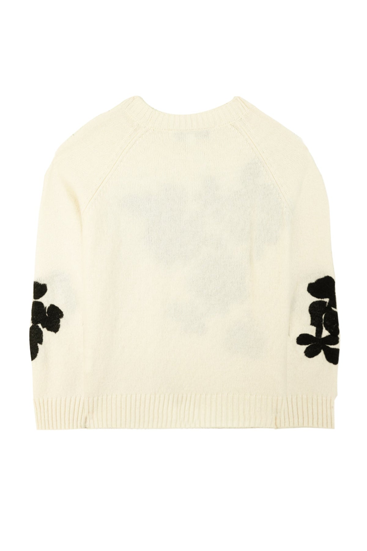 Pull Esprit romantique en laine - Nacre