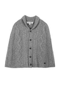 Gilet Conquete arctique en laine - Bleu Grisé