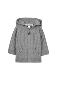 Gilet Baby apprenti artiste en laine - Gris Chiné Moyen