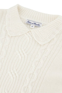 Pull Quai de seine en laine - Nacre