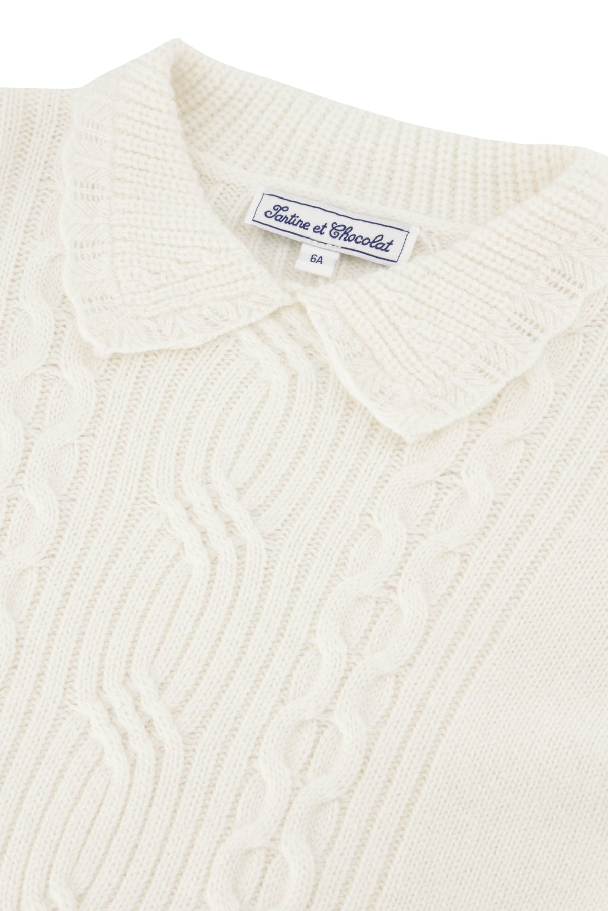 Pull Quai de seine en laine - Nacre