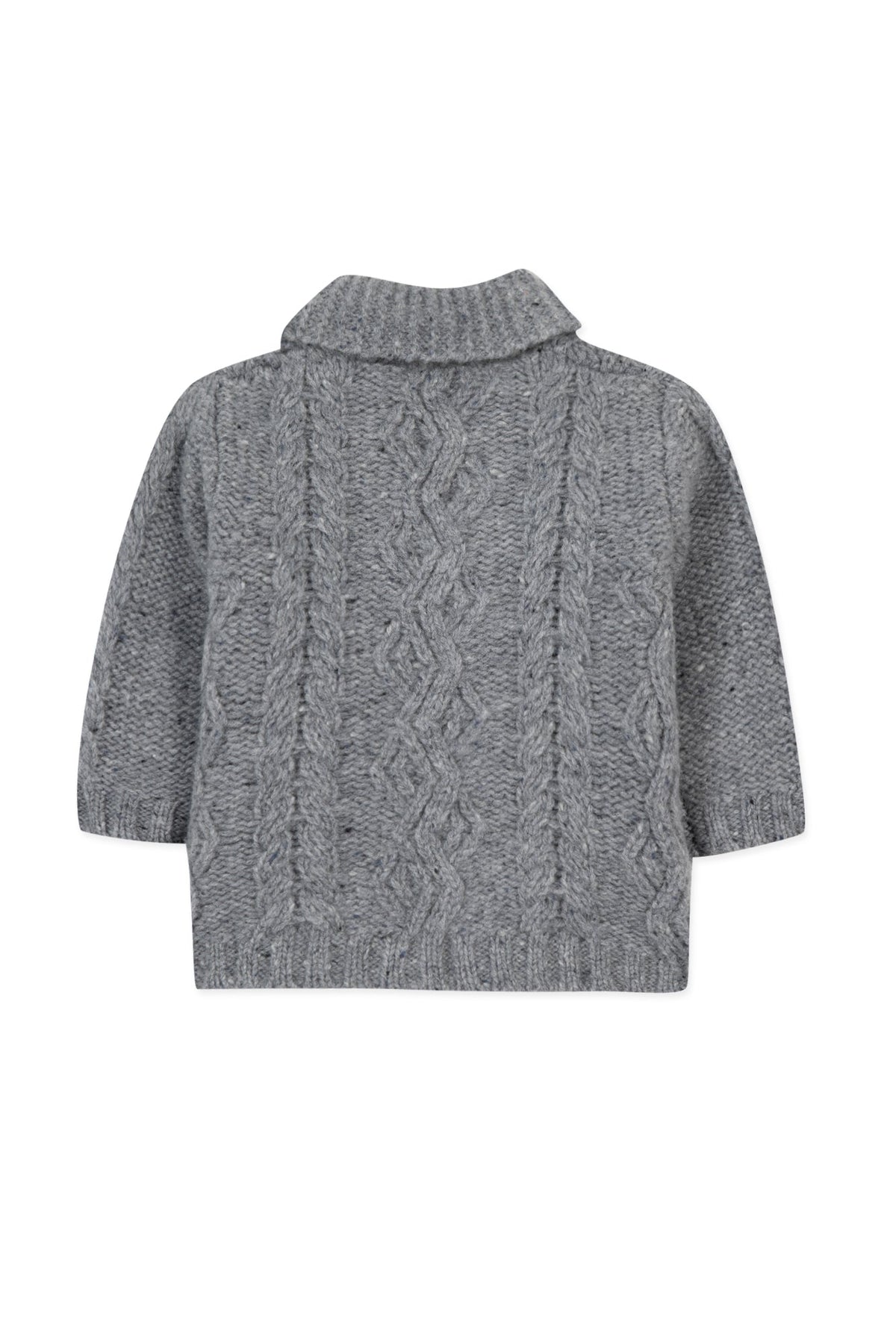 Gilet Baby conquete arctique en laine - Bleu Grisé