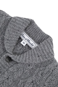 Gilet Baby conquete arctique en laine - Bleu Grisé